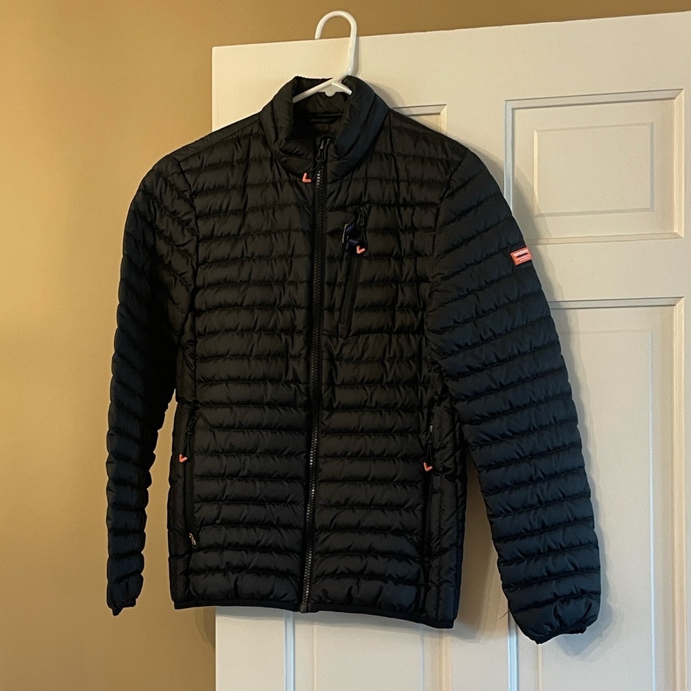 Superdry Men's Black Quilted Puffer Jacket